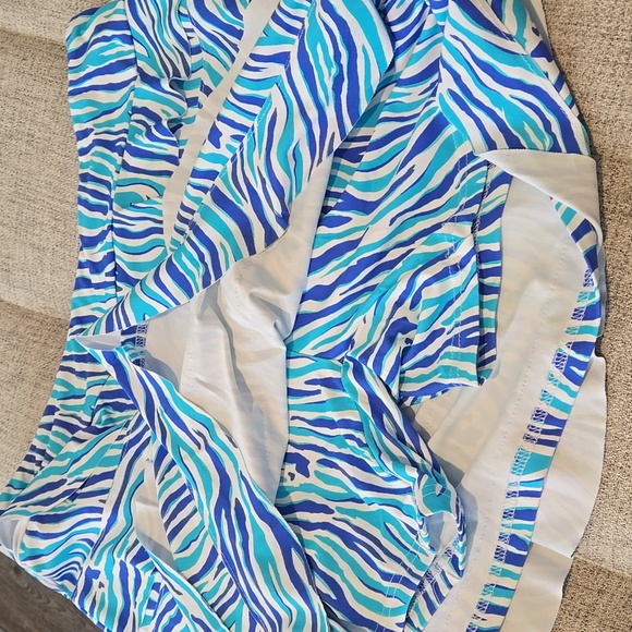 LuLu-B Ruffled Zebra Print Skort - Picture 5 of 13